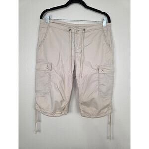 PrAna Women's Cargo Shorts with Drawstring Size 8